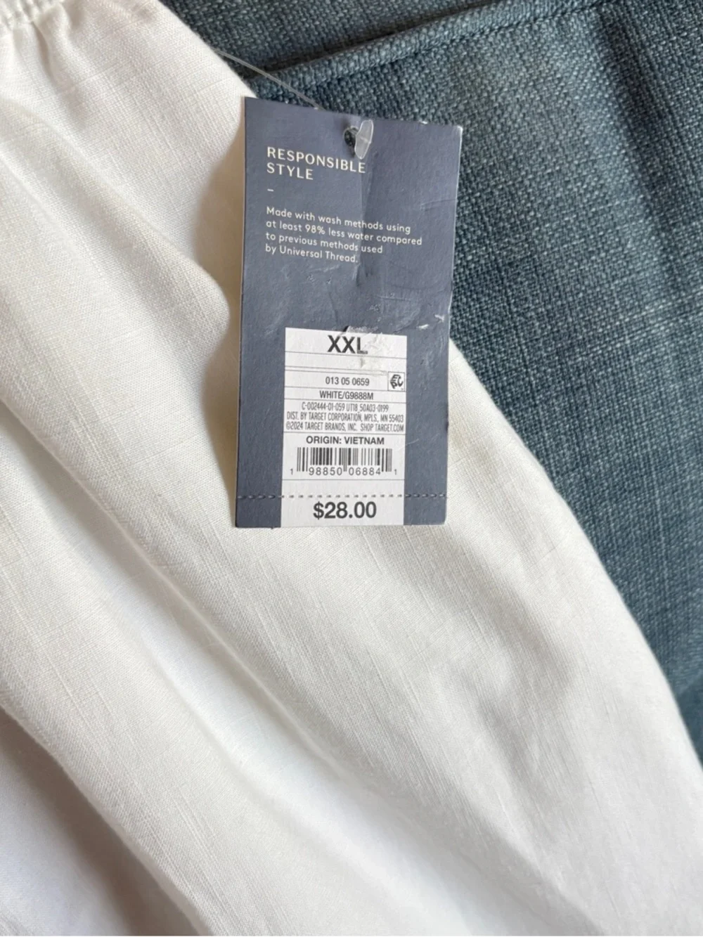 Universal Thread XXL White Cotton Skirt NWT - Picture 5 of 5